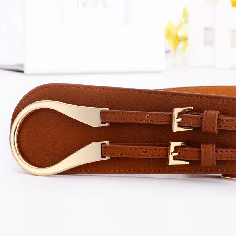Women Belt for Dress for Blazer Solid Leather Accessories
