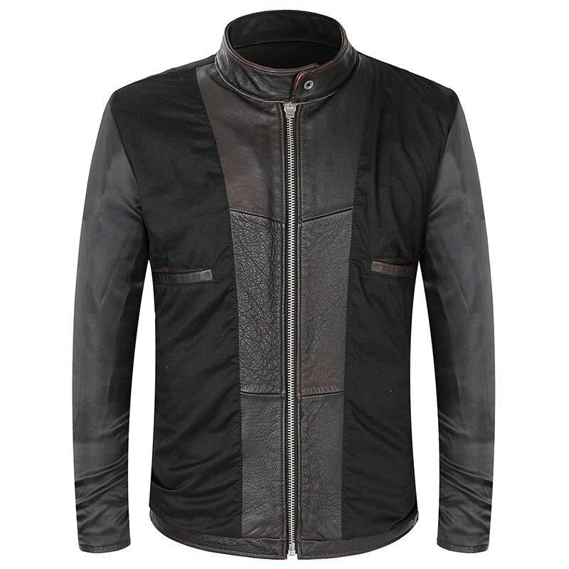 Real natural leather jackets men real leather jackets