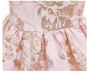 children's dress Year's Christmas birthday party embroidered one shoulder flower dress