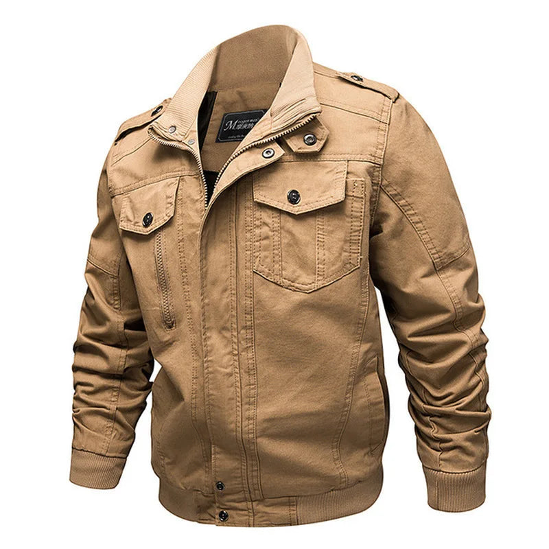 Mens Jackets Military Style Army Jackets Clothes Mens Bomber Jeans Jackets Streetwear Cotton