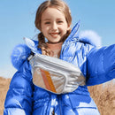 Baby Girl Hooded Jacket Cotton Padded Thick Winter Toddle Teens Loose Down Jacket