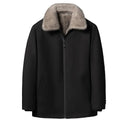 Winter Men's Parka Overcoming Mink Fur Casual Jacket Wear Fur Stand-up Collar Jacket winter Jacket and coat