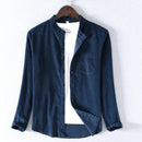 Corduroy cotton men shirt shirts for men autumn spring casual shirt men