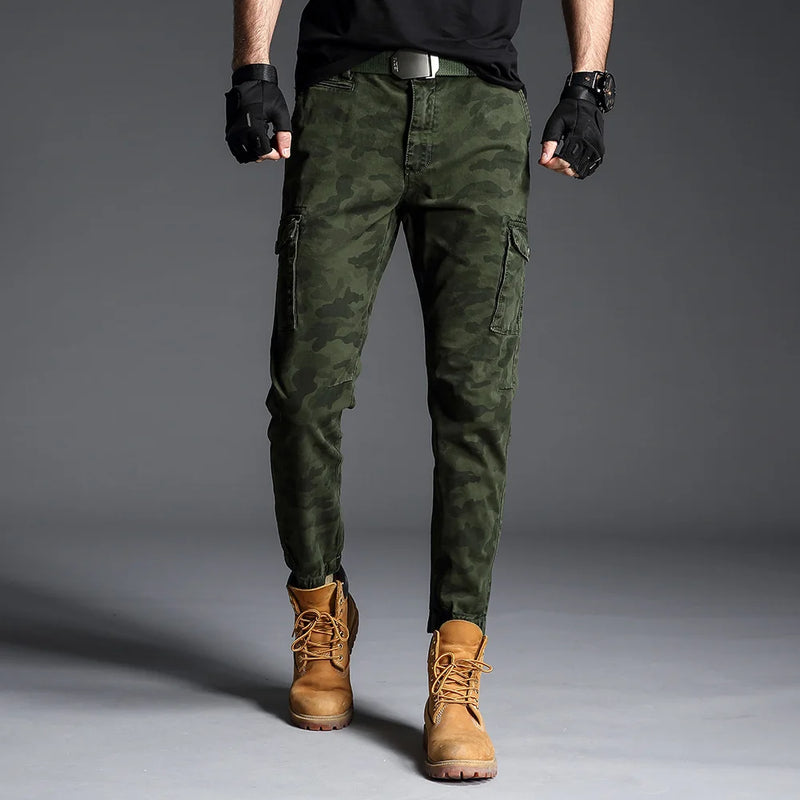 Men Style Military Pants Men Tactical Cargo Pants Male Joggers Casual Trousers Camouflage Spring