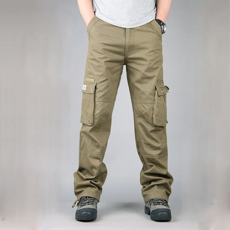 Men's Tactical Cargo Pants Army Military Outdoor Male Overalls Trousers