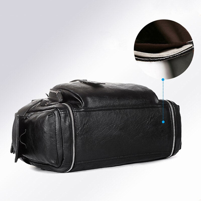 Designer Travel Bag Leather Handbags Men Casual Tote For Men Large-Capacity Portable Shoulder Bags