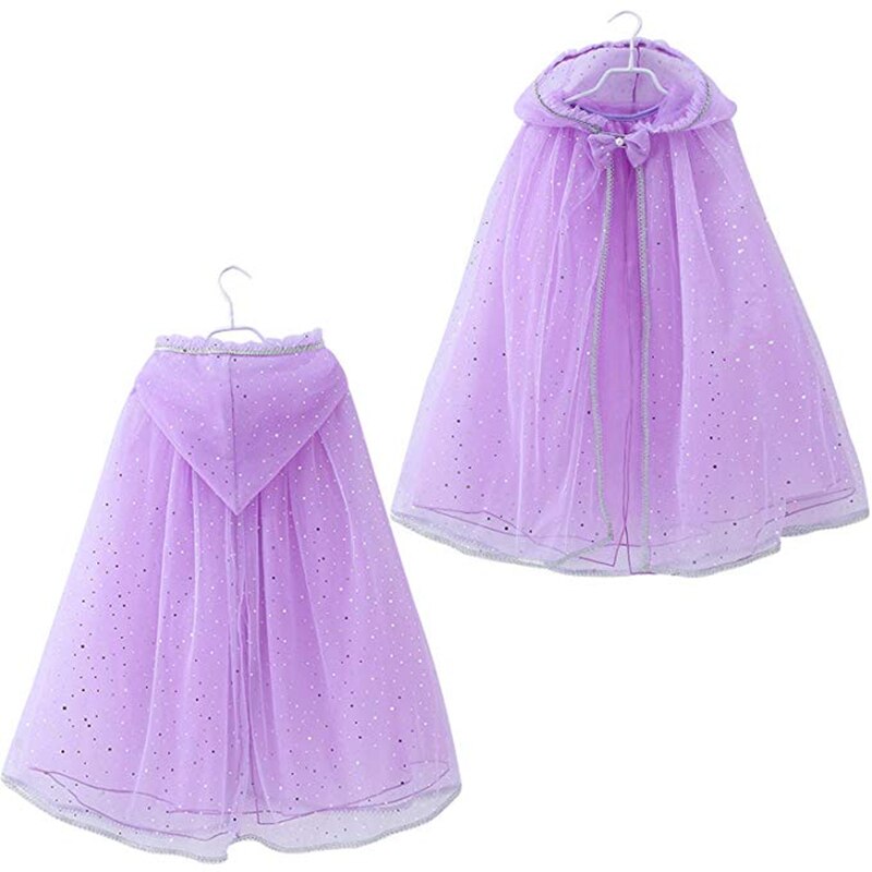 Kids Princess Hooded Cloak Flower Girl Capes Jackets Children Wedding Party Dress Up Outfits Wedding Halloween Birthday Clothes