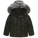Baby Boys Girls Jacket Coat Children Kids Winter Thick Hooded Outerwear Christmas Warm Parka Cotton-Padded Clothes Snow Wear