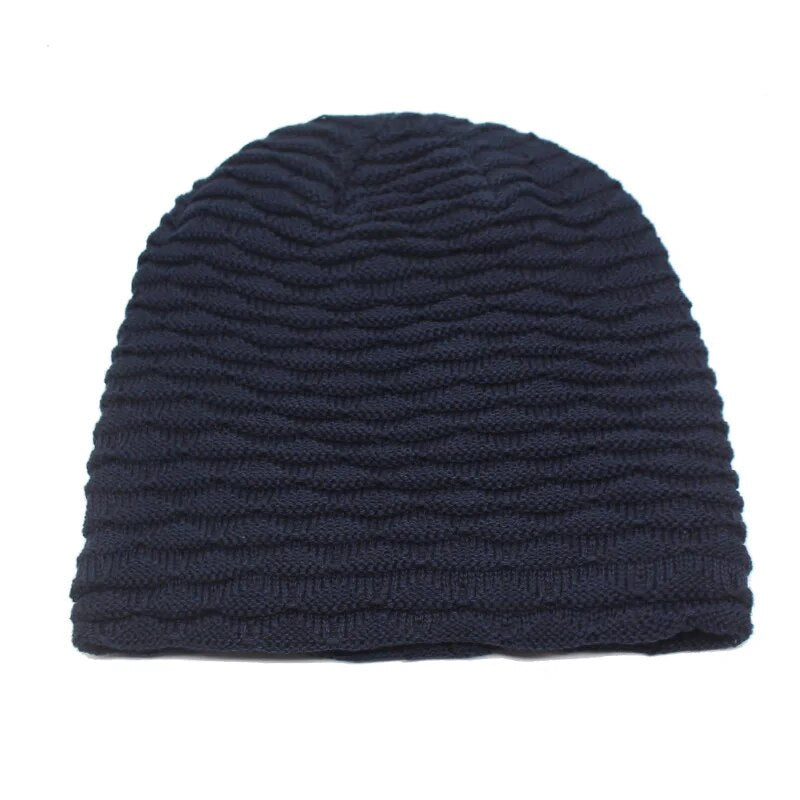Knitted Hat Men Women Skullies Beanies Winter Hats For Men Male Warm Baggy Thick Bonnet Mask Beanie Hat Cap