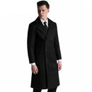 Men Winter Jacket Wool British Style Men Longer Section Woolen Coats Men Jackets Outerwear Warm
