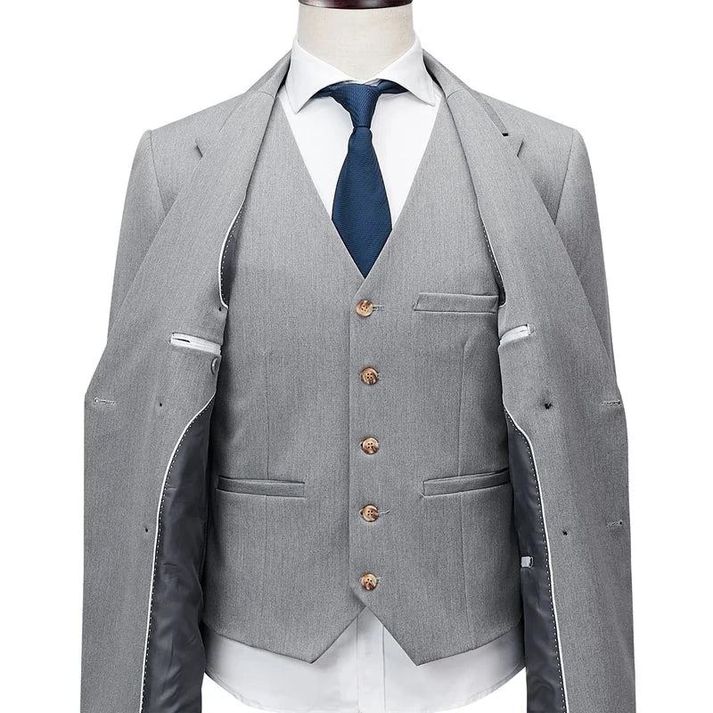 Double Breasted Latest Coat Pant Designs Suit Men Slim Fit Wedding Suits for Men