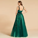 Evening Dress Elegant Spaghetti Strap Beading Zipper Up Wedding Party Formal Dress Lace Evening Dresses Robes