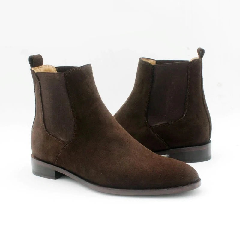 men's Chelsea boot genuine calf leather bottom outsole calf leather upper handmade