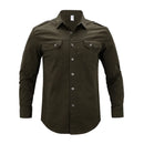 Men's Casual Shirt Solid Oversized Shirt Pure Cotton Casual Shirt Men Clothing