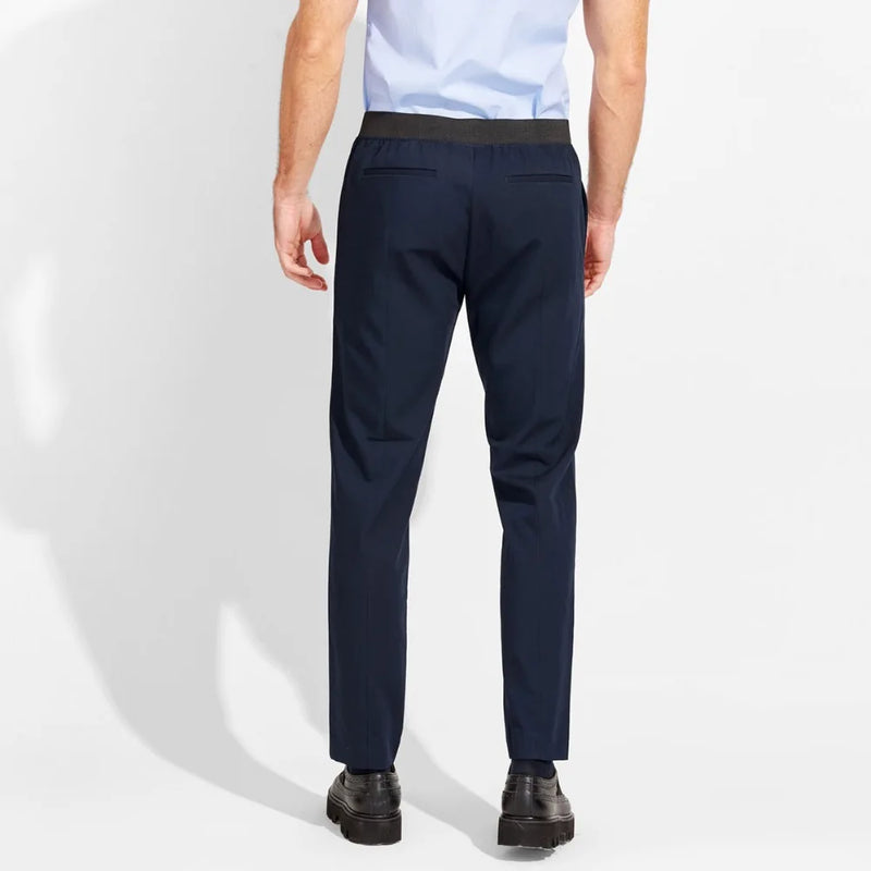 Men Formal Business Blue Suit Pants Summer Thin Quality Male Leisure Suit Pants Trousers