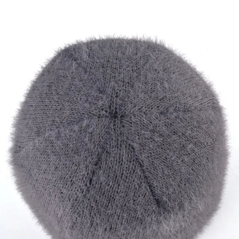 Bonnet men's winter Beanies knitted wool skullies caps for Women plus velvet Beanie men hat
