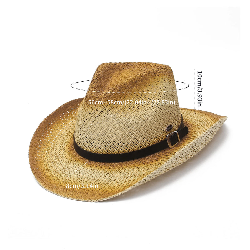 Summer Hats For Men Women Straw Sun Hat Classical Unisex Cowboy Hat Breathable Stylish Summer Hats