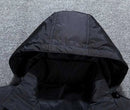 Men down vest warm leisure sleeveless waistcoat zipper removable hooded jackets quilted vest