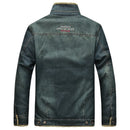 Winter Denim Jacket Men Windbreaker Fleece Thick Warm Men Jackets Outwear Jeans Coat