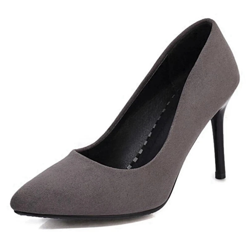 Dress Shoes Lady Pointe Toe Thin Heel Pumps Office