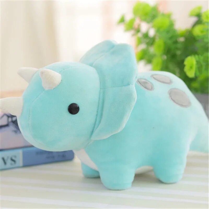 30/50 CM Cute Stuffed Animal Dinosaur Plush Toy Triceratops Soft Dinosaur Dino Toy Doll Gifts Present For Kids And Toddlers