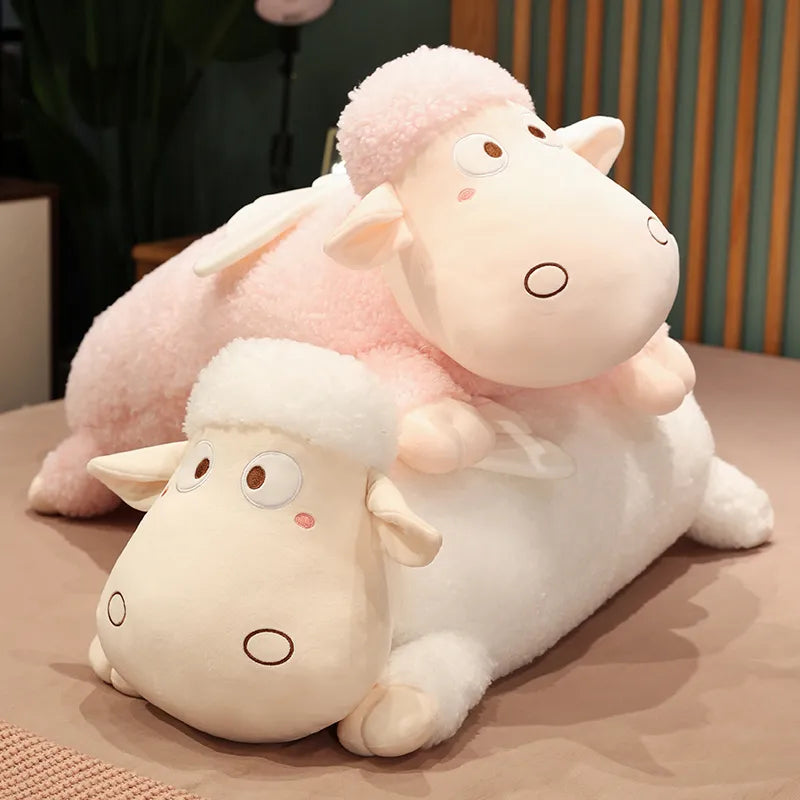 Sheep Plush Toys Creative Animal Sheep Plush Long Sleep Pillow Nice Gift for Children Kids