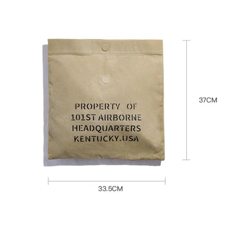 Men Clutch bag  American retro tooling  handbag man Khaki Oil wax canvas bag male Casual Clutch bag