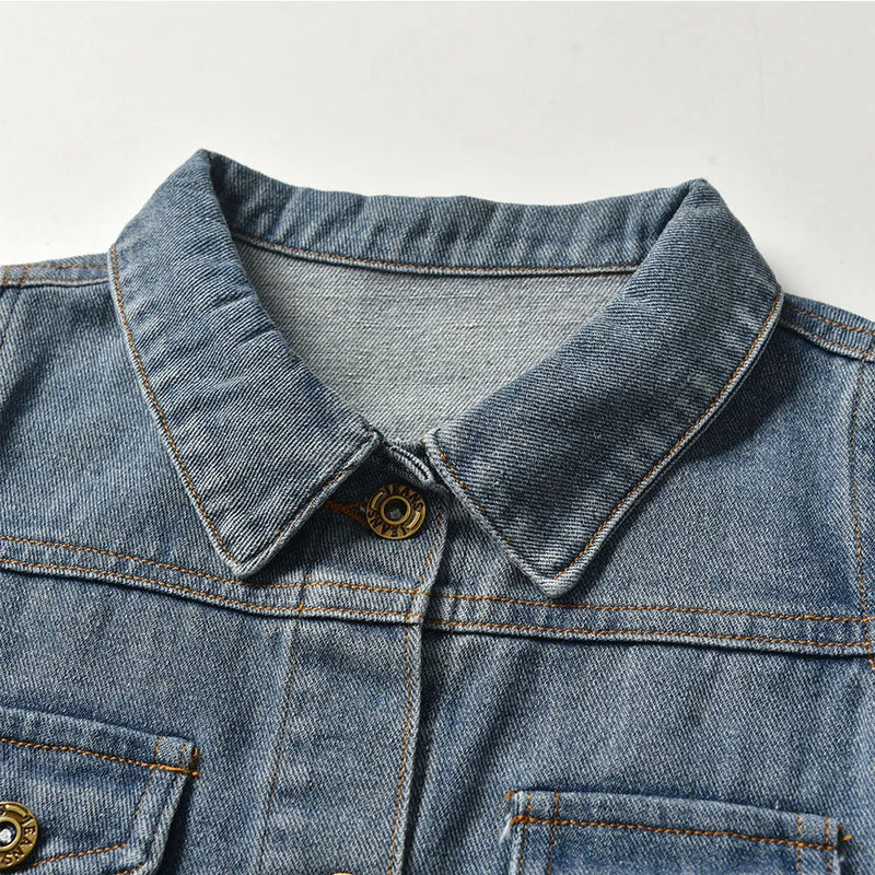 Top and Top Infant Unisex Denim Jacket&Coat Casual Outerwear