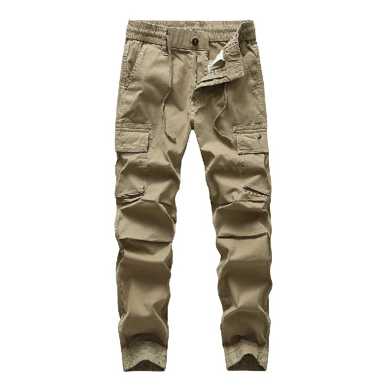 Cargo Pants Men Multi-Pocket Casual Pants Mens Streetwear Solid Trousers Man Sweatpants