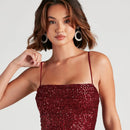 Elegant Evening Dresses Women Sequin Sleeveless Red Sexy Mini Dress Party Night Club Outfits Robe