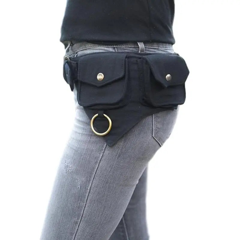 Women Waist Bag Designed For Females Outdoor Sporting Travelling Hip-Hop Belt Or Style Bag Money Street Waist Bag