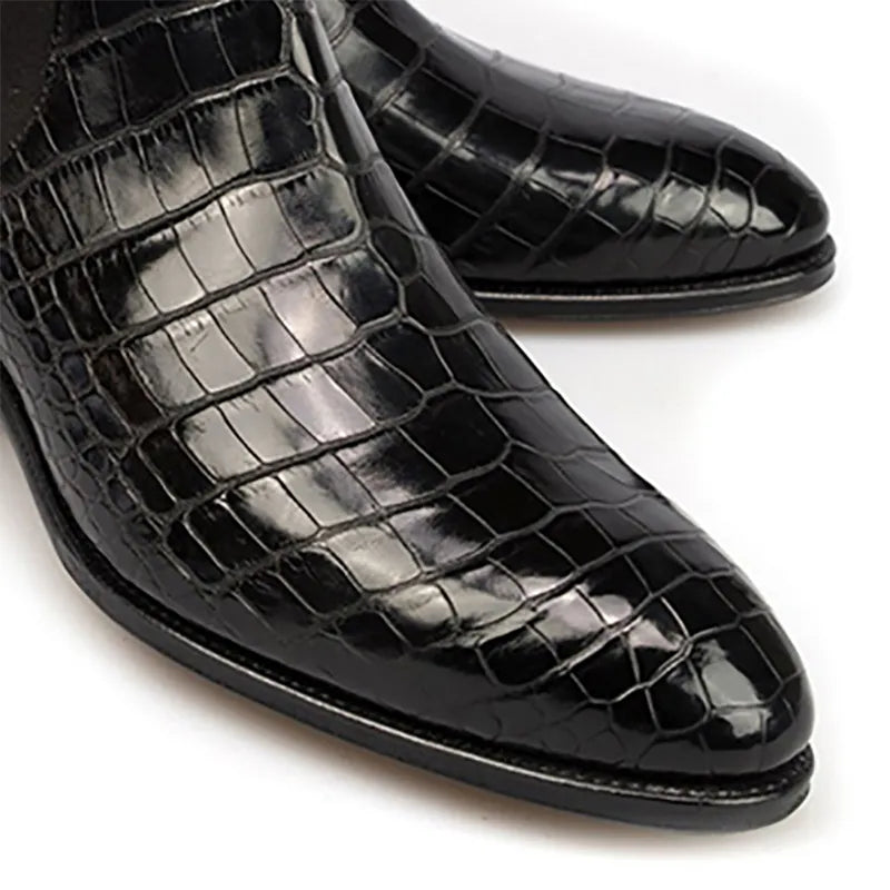 Winter Men Boots Shoes Work Boots Add Velvet Designer Shoes Men Warm Non-Slip Genuine Leather