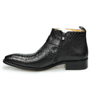 Casual Shoes Man Boots Genuine Leather Ankle Formal Zipper Dress Shoes Safety