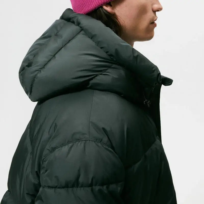 Winter Warm Hooded Cotton Jacket Men's Casual Windproof Cuff Design Men's Jacket