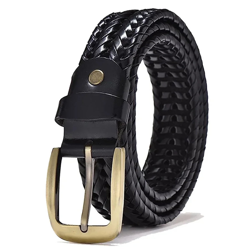 Men's Jeep Outdoor Sports Belt Woven Belt Canvas Adjustable Casual Buckle Belt Army