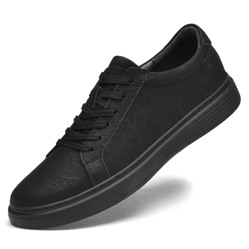 Men Leather Sneakers Casual Skateboarding Shoes Luxury Shoes Spring Autumn