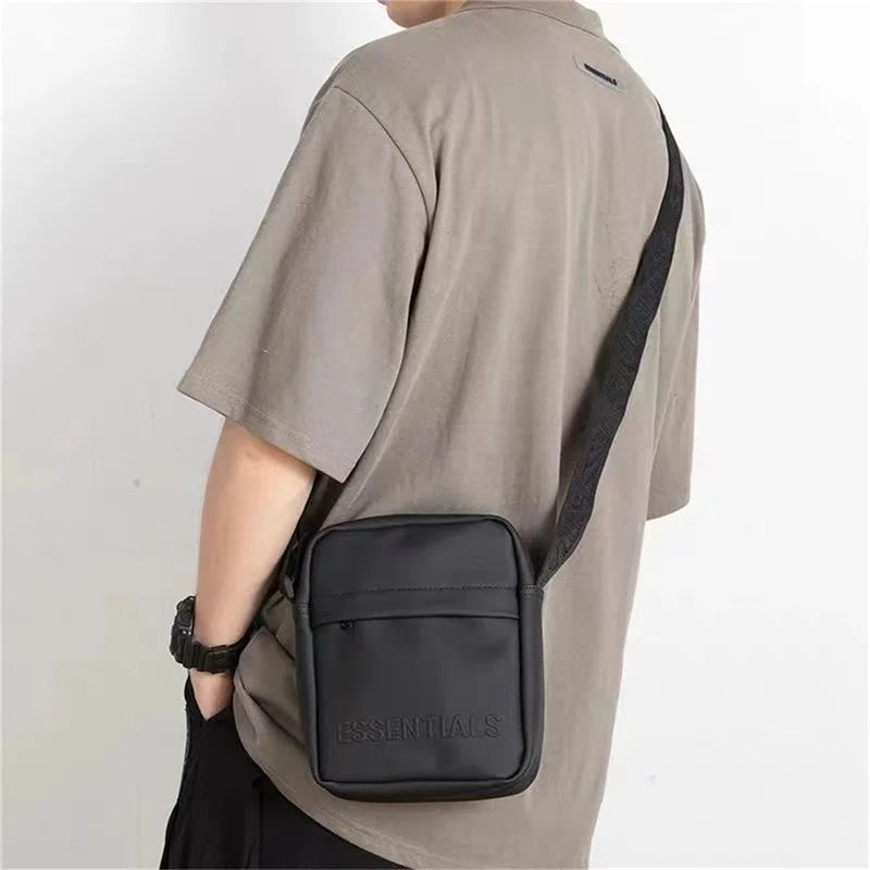Solid Shoulder Bag Crossbody Bag Multi-function Nylon Cloth Handheld Bag