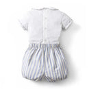 Baby Boy Hand Made Suit Summer Embroidery Boys Spanish Smocked Clothes Set