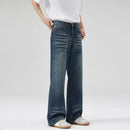 Flared Jeans Men Boot Cut Denim Pants Slim Spring Summer Jeans Full Length Bell Bottom Trousers