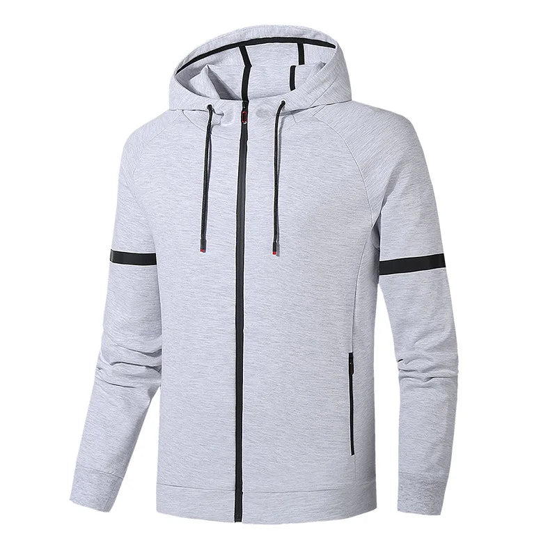 Spring autumn Jacket Hoodie Men Thick Casual