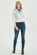 Autumn Women Tops Motorcycle Jacket Girls Short Jacket