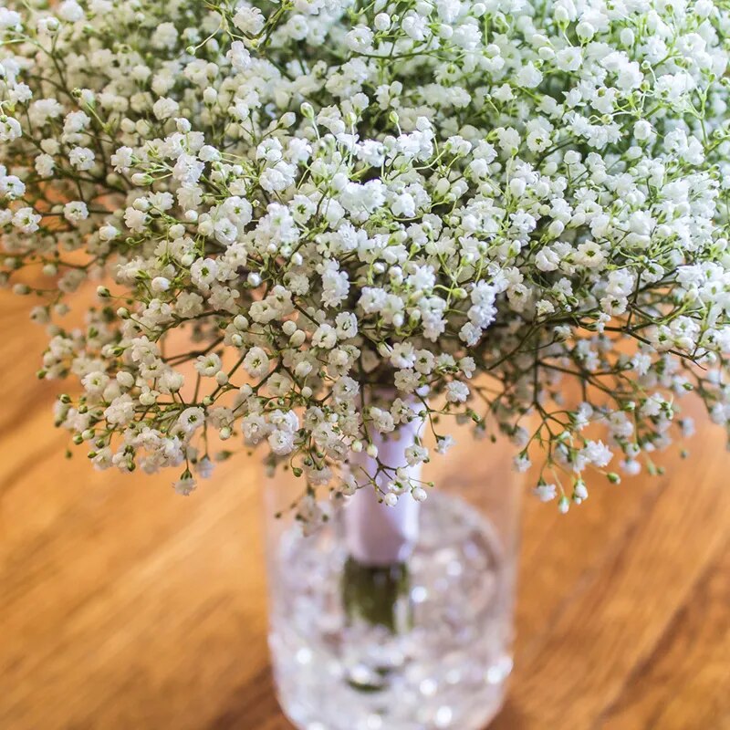 Babies Breath Artificial Flowers Plastic Gypsophila DIY Floral Bouquets Arrangement for Wedding Home Decoration