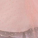 Baby Girl Dress Pink Christening Kids Birthday Clothes Party Princess Ball Gowns Newborn Baptism Wedding