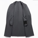 Wool Autumn and winter men's double-sided wool coat medium and cashmere coat men's woolen trench coat