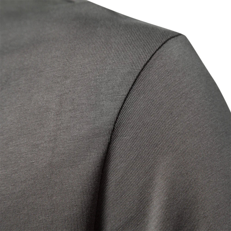 Long Sleeve Men's Polo Shirts Cotton Solid Casual Polo Shirts for Men Spring Autumn Basic Polos Men
