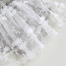 Baby Girls Floral Lace Romper Dress Summer Casual Flying Sleeves Strap Jumpsuit for Toddler Newborn Girl Clothing