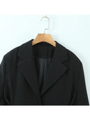 Blazers Jacket Woman Spring Autumn Style Vintage Slim Casual Long-Sleeved Suit Coat Female