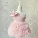 Baby Girl Princess Off Shoulder Layered Dress Infant Toddler Child Birthday Baby Clothes