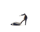 European and American High Heel Shoes Pointed Thin Heels Water Diamond Toe Hollow Shoes Satin Sandals