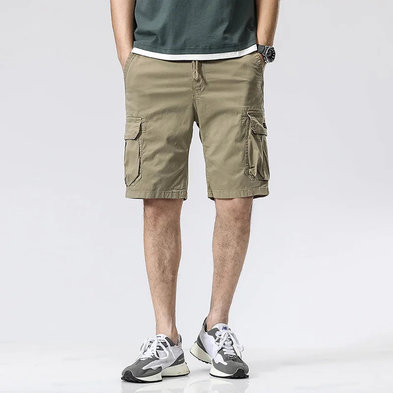 Men Summer Casual Cargo Shorts Men Outwear Breeches Shorts
